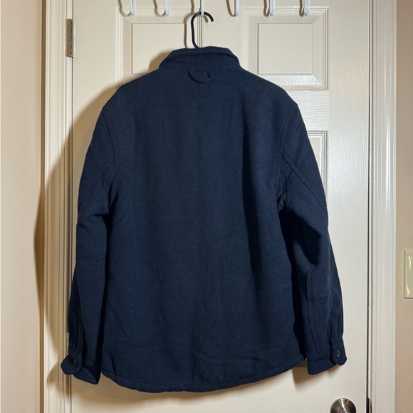 Jachs Men's Dark Blue Wool blend Shirt Jacket Size M - Picture 5 of 10